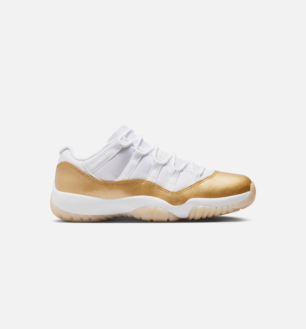 Air Jordan 11 Retro Low Mother's Day Women's Lifestyle Shoes - White/Metallic Gold/Team Gold