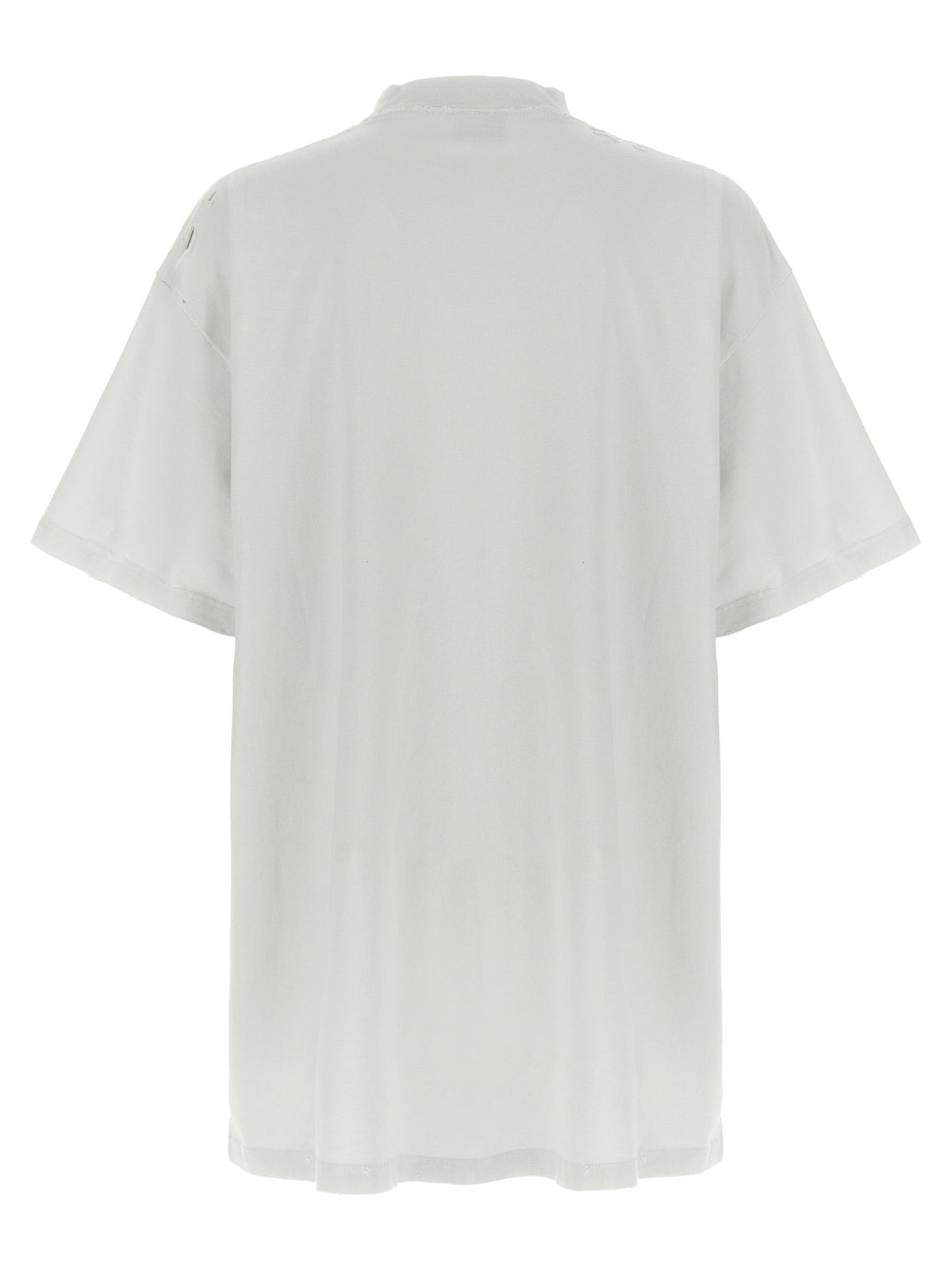 Balenciaga White Cotton Women's T-Shirt