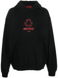 424 logo-print 'Recycle' hoodie