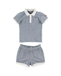 Boys Moncler Polo & Shorts set