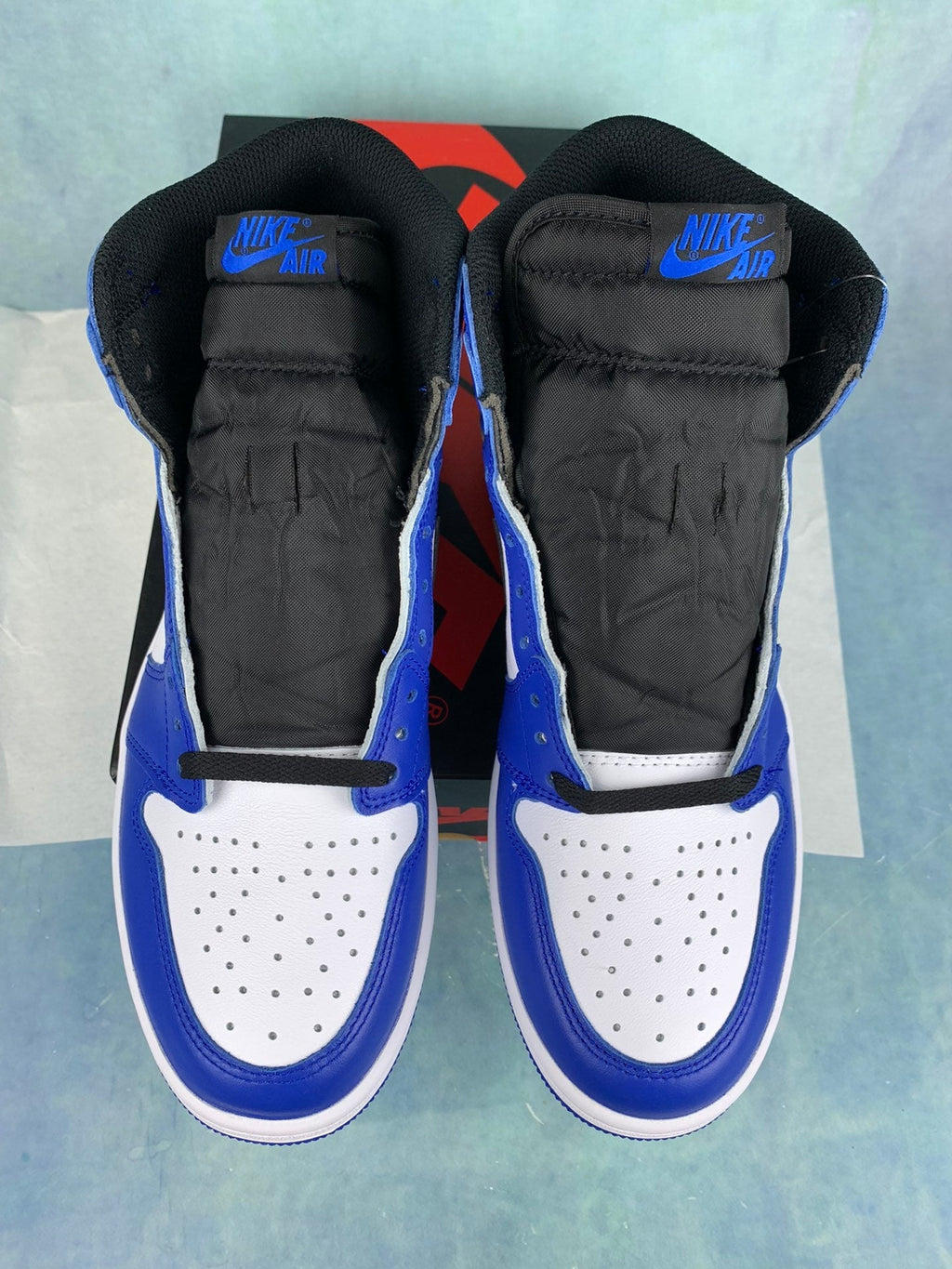 Air Jordan 1 High Game Royal Small Lightning 555088-403 Unisex Sneakers