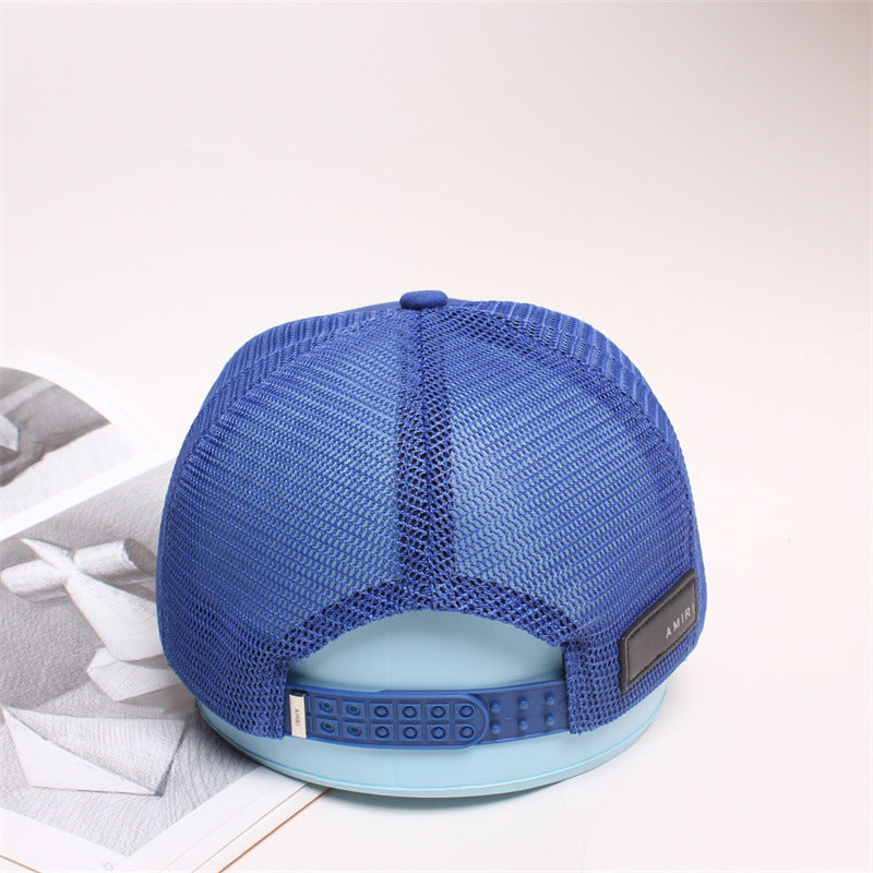 AMIRI Logo Baseball Caps Blue