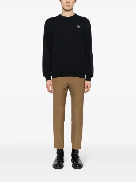 PS Paul Smith zebra-patch crew-neck sweater