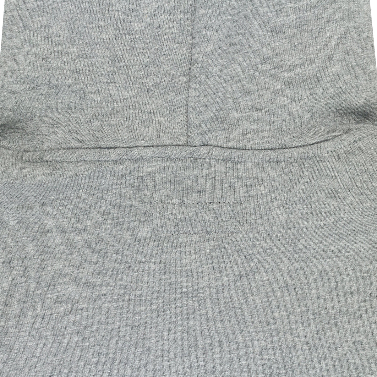 HEATHER GREY ZIP UP ESSENTIAL HOODIE