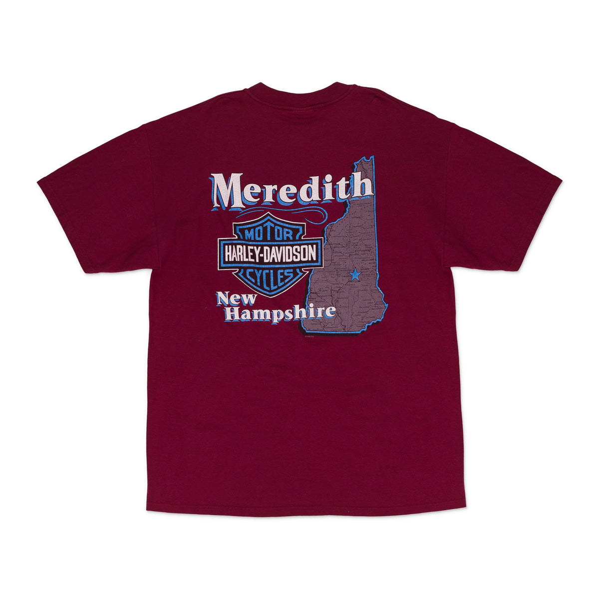 RED 77TH ANNUAL LACONIA RALLY T-SHIRT
