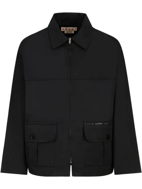 Marni water-repellent taffeta jacket