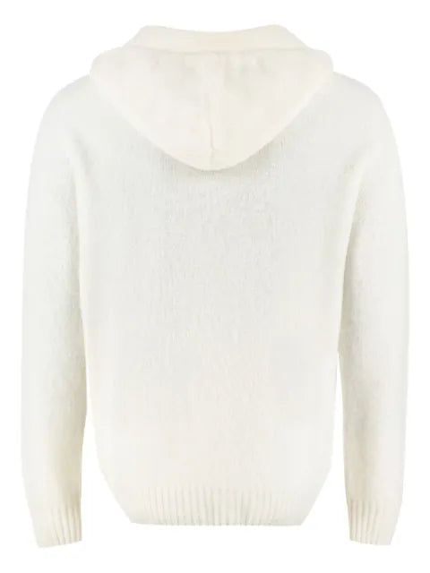 THE (Alphabet) wool-blend hoodie
