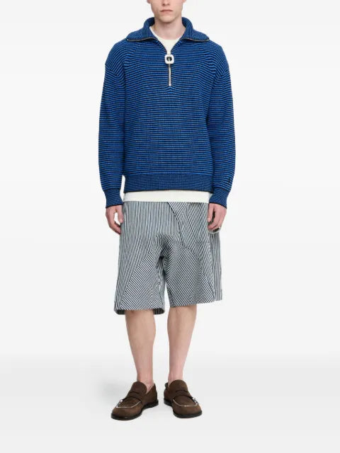 JW Anderson striped zip-up sweater