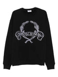 Moschino Laurel Crown logo embroidered sweatshirt