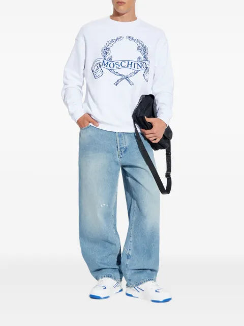 Moschino embroidered sweatshirt