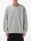 Nike Swoosh embroidery crew-neck sweatshirt