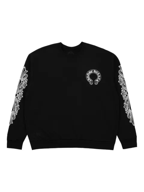 Chrome Hearts horseshoe-print sweatshirt