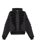 AVAVAV Shoulderless cut-out hoodie