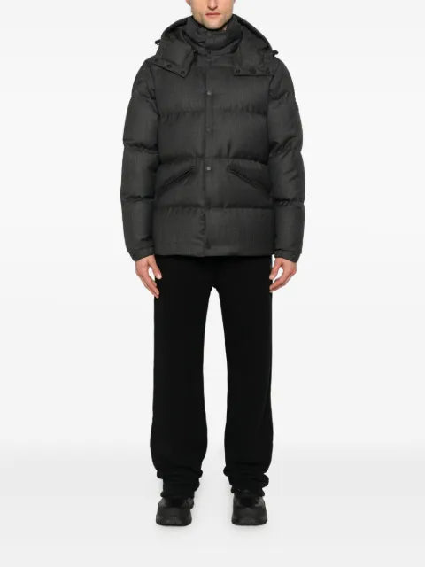 Moncler hooded quilted jacket