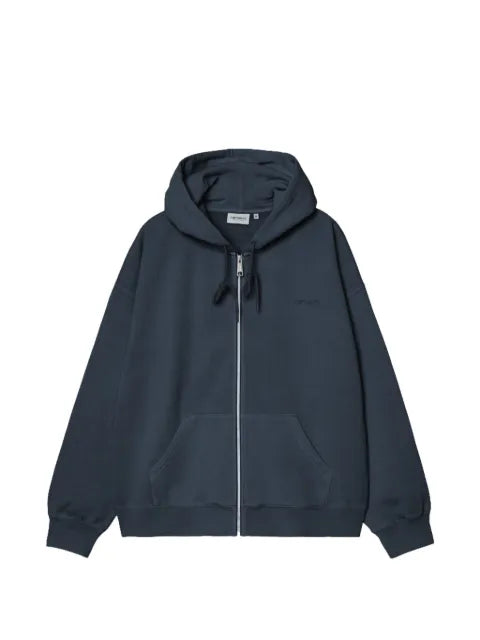 Carhartt WIP logo-embroidered zip-up hoodie