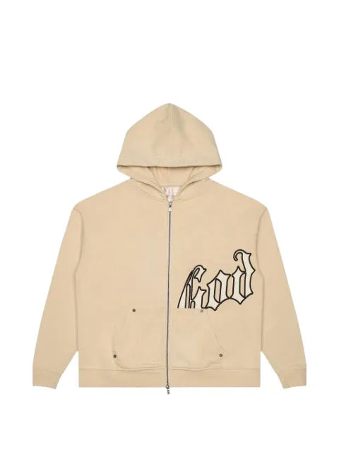 GODSPEED logo-detail zip-up hoodie