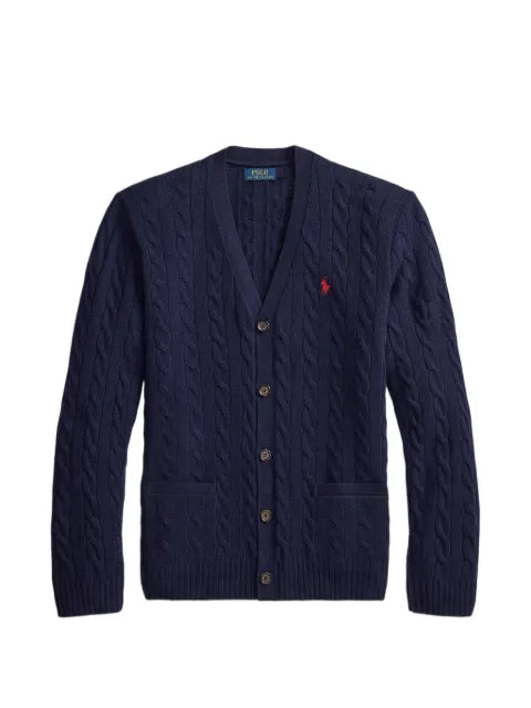 Polo Ralph Lauren cable-knit V-neck cardigan