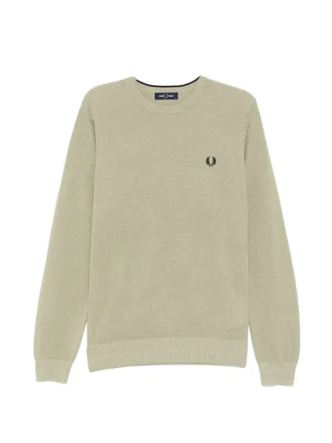 Fred Perry pique stitch jumper