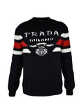 Prada logo crew neck sweater