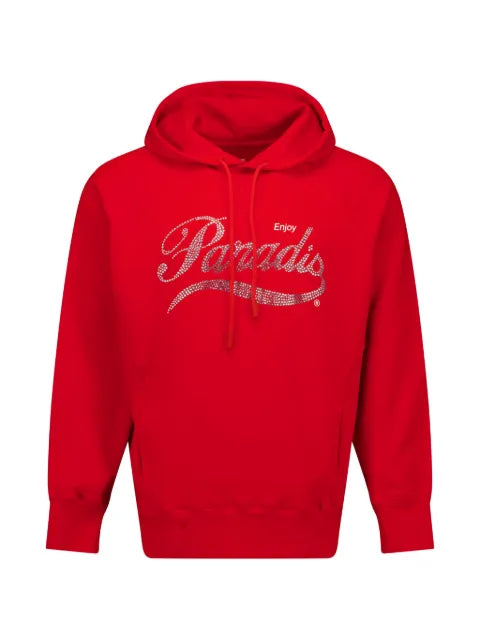 3.PARADIS Coca Cola rhinestone-embellished hoodie