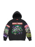 Supreme Grave Digger zip-up hoodie