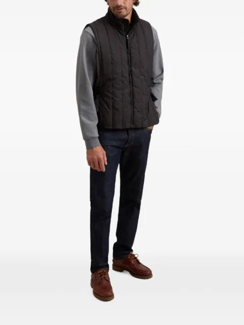 Woolrich padded microfiber gilet