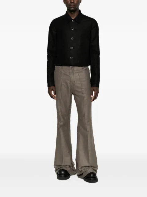 Rick Owens cropped button-up jacket
