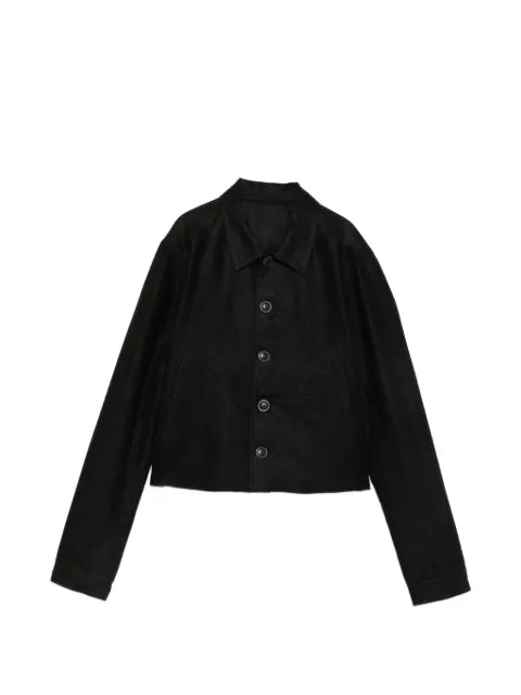 Rick Owens cropped button-up jacket