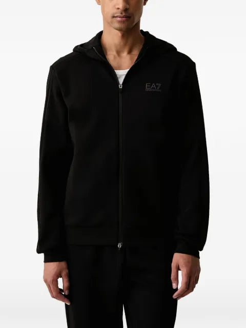 Ea7 Emporio Armani Ventus 7 logo-print zip-up tracksuit