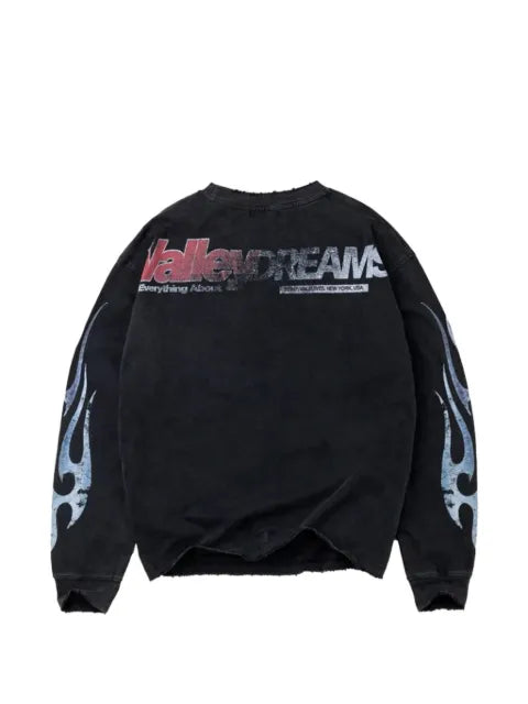 Vale Goat graphic-print long-sleeve sweatshirt
