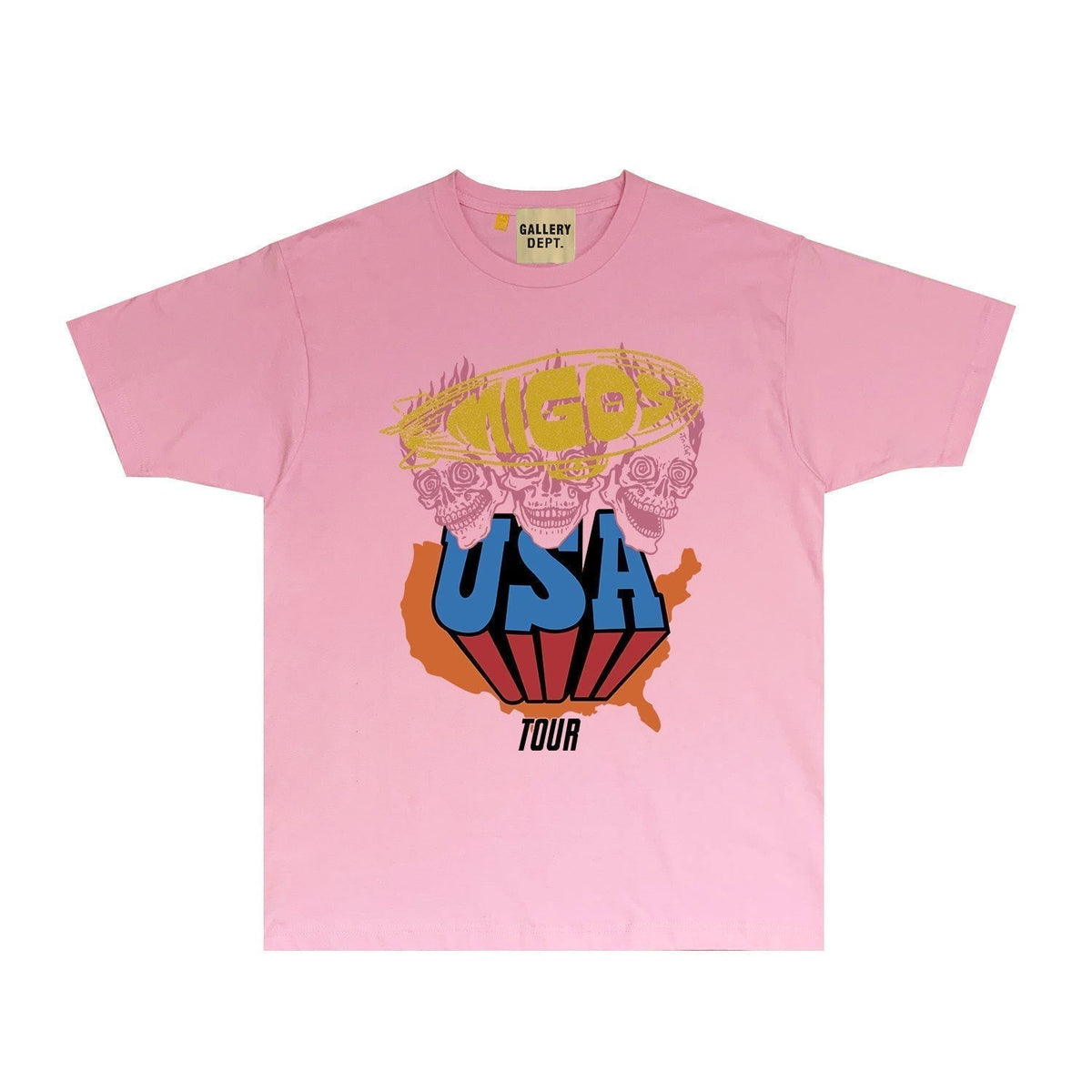 Gallery Dept T Shirts European And American Tee Shirt Short Sleeve T-Shirt Blouse