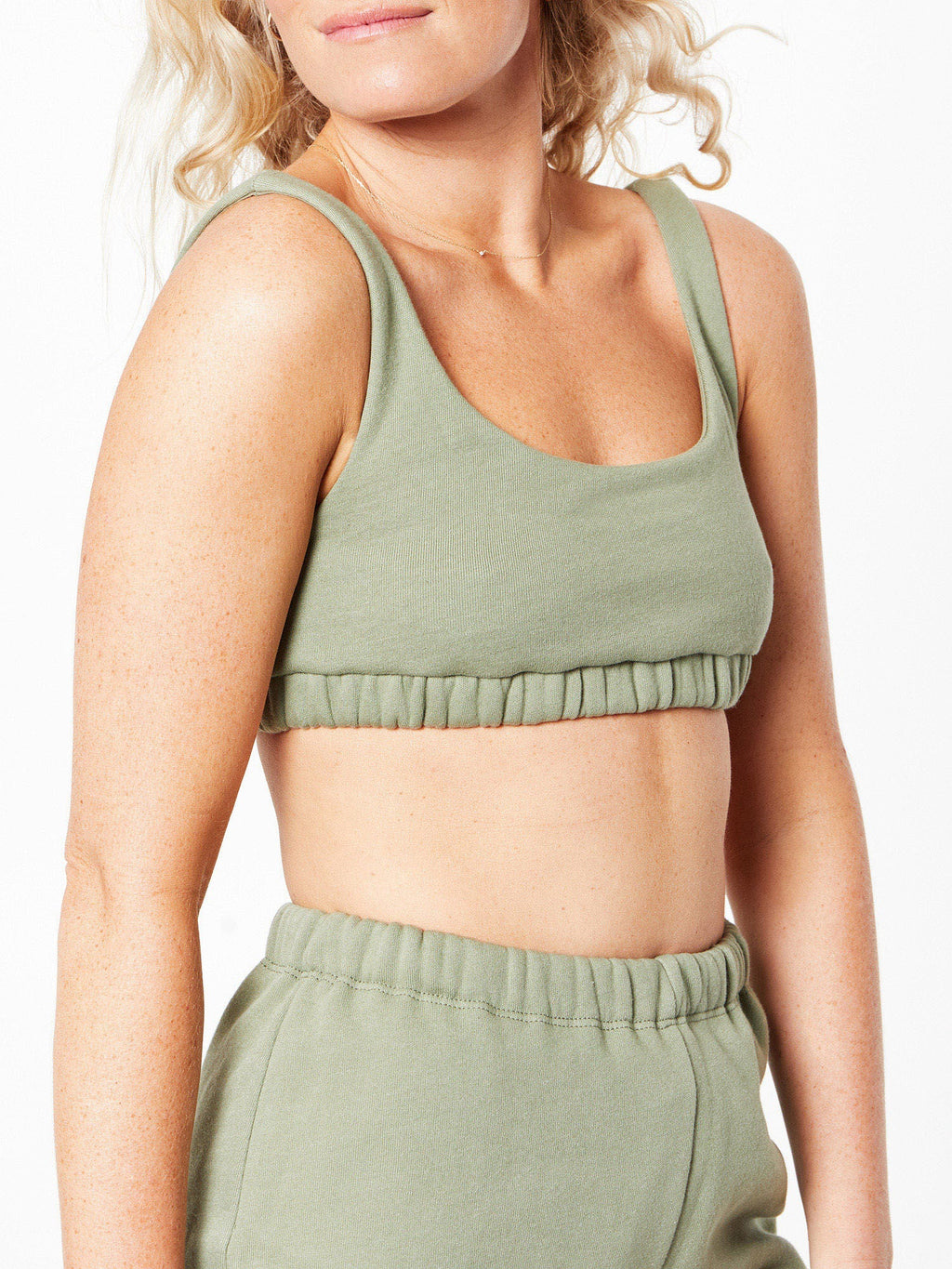 ECO-FLEECE SPORTY BRA