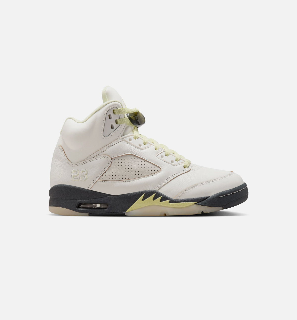 Air Jordan 5 Retro Sail & Luminous Green Women's Lifestyle Shoes - Sail/Luminous Green/Anthracite