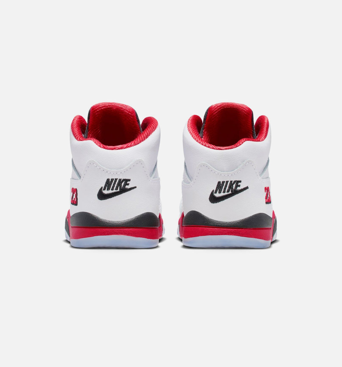Air Jordan 5 Retro Fire Red Infant/Toddler Lifestyle Shoes - Fire Red/White