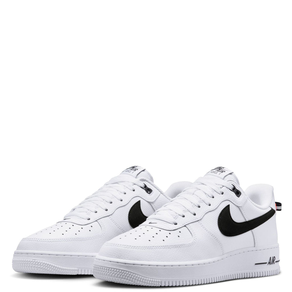 Men's Nike Air Force 1 '07 LV8 White/Black-Bright Crimson (HV9509 100)