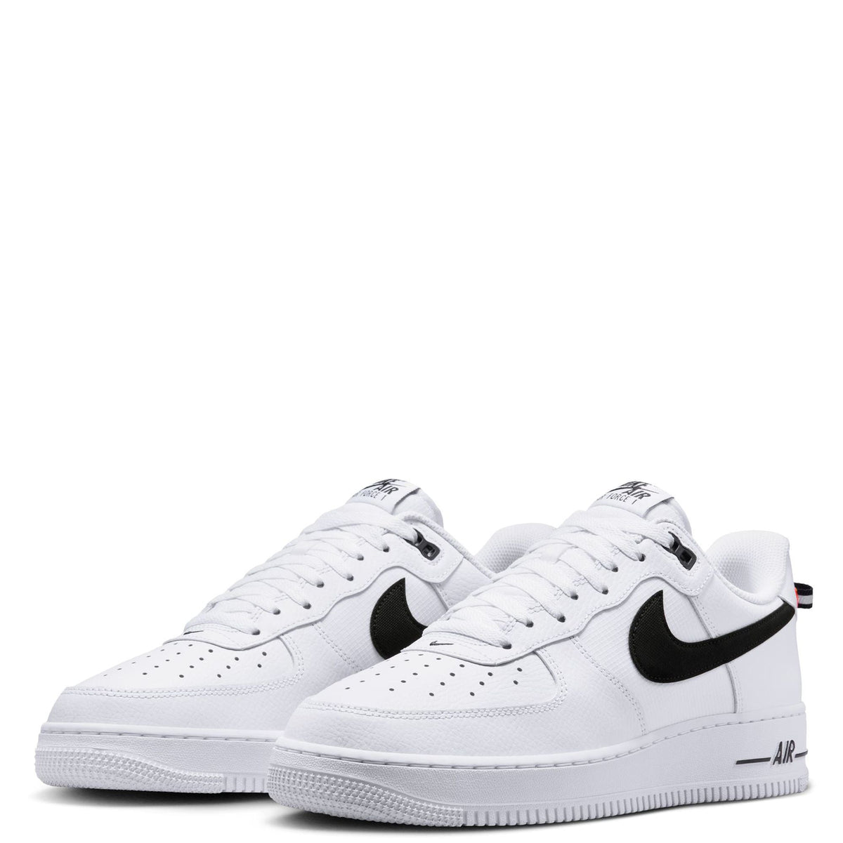Men's Nike Air Force 1 '07 LV8 White/Black-Bright Crimson (HV9509 100)