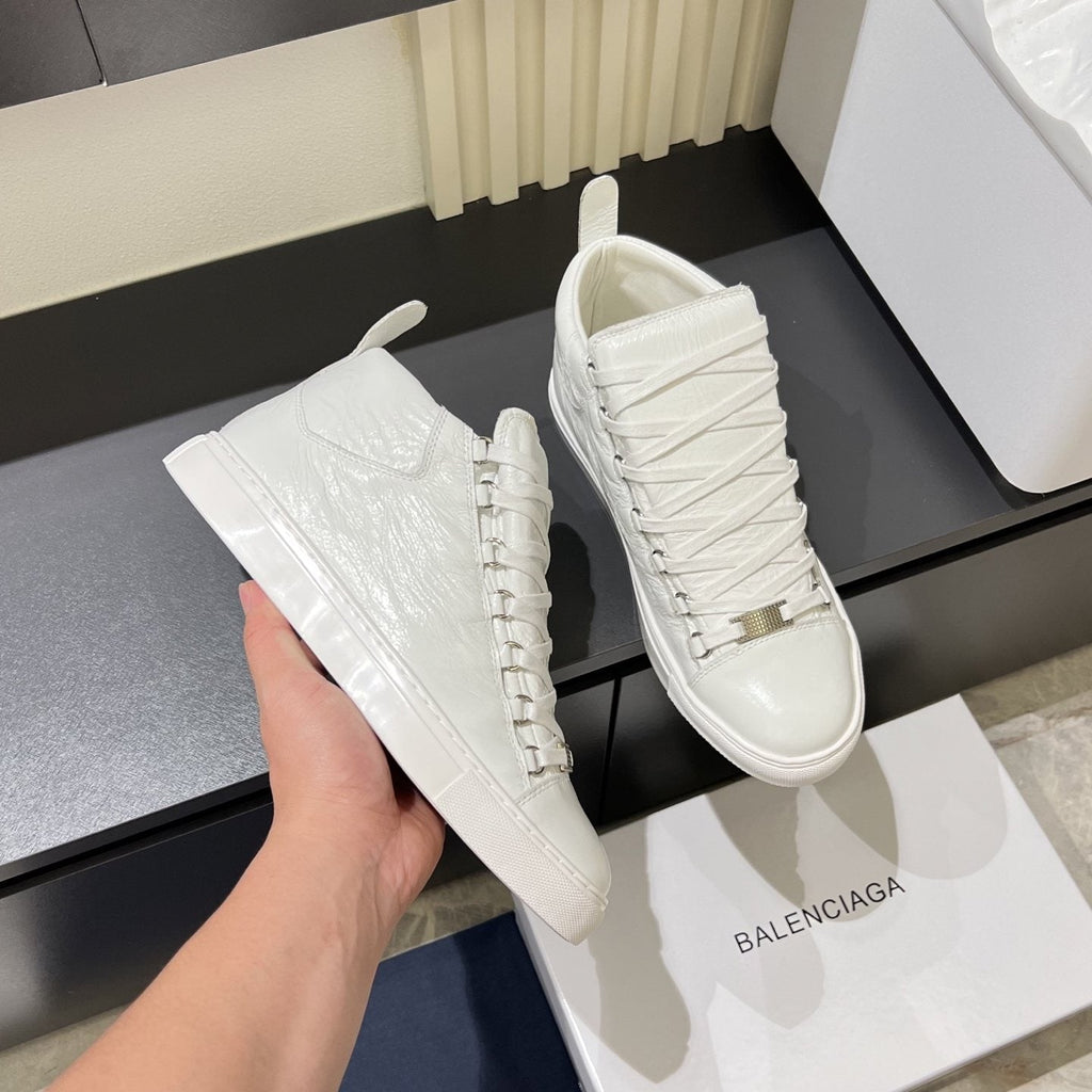 Balenciaga High-Top Lace-Up Sneakers