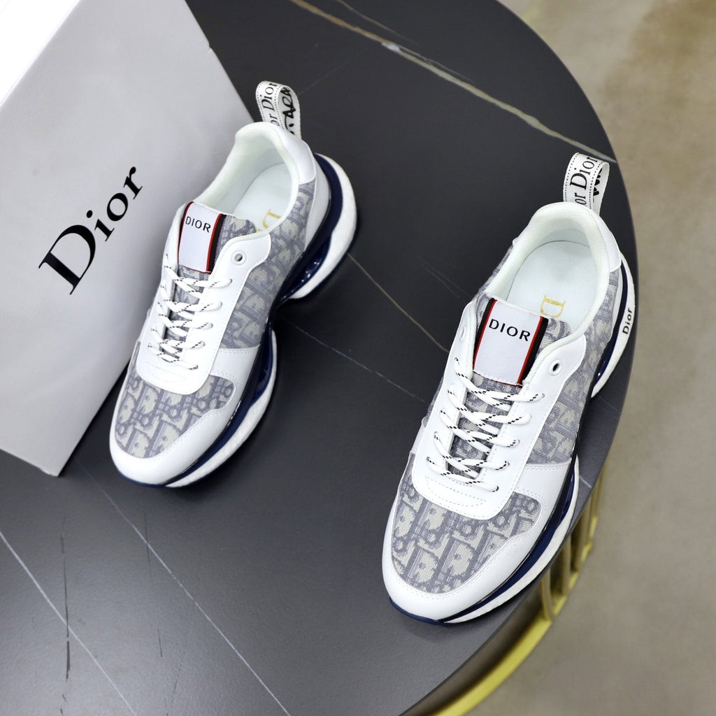 Dior Men's Patterned Lace-Up Sneakers