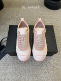 Jil Sander Satin Low-Top Sneakers