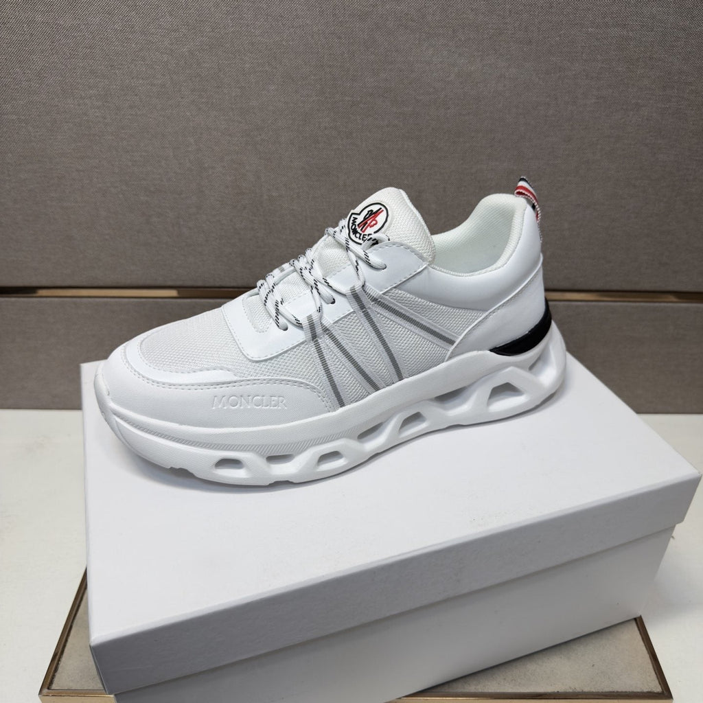 Moncler Men's Layered Lace-Up Sneakers