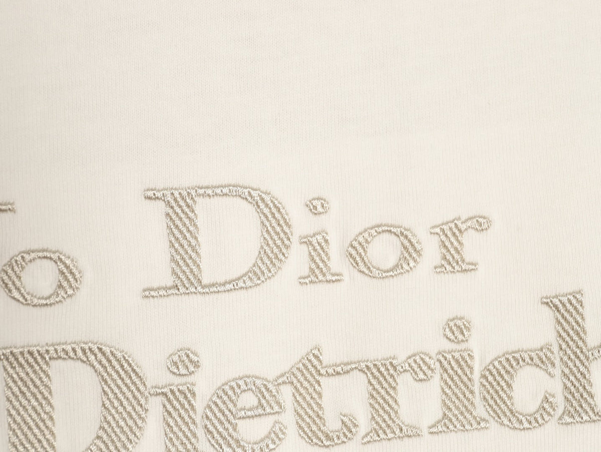 Dior No Dior No Dietrich Text T-Shirt - Off-White